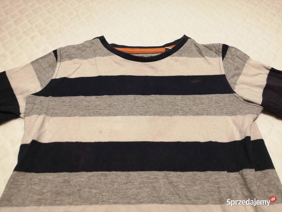 Koszulka chłopięca długi rękaw CA 116 paski
