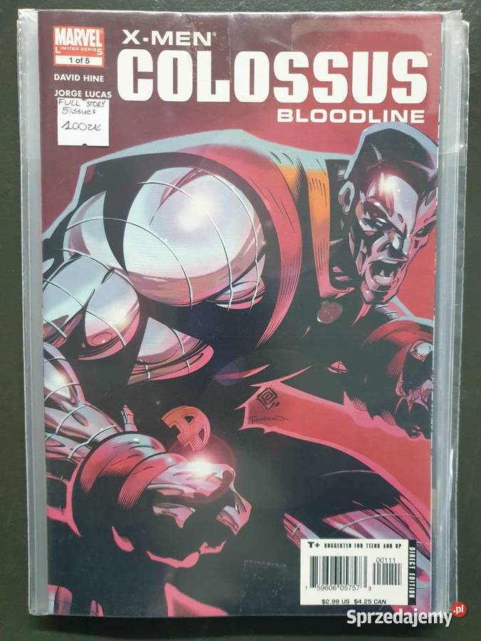 XMen Colossus Bloodline miniseria 5 komiksów Gdynia