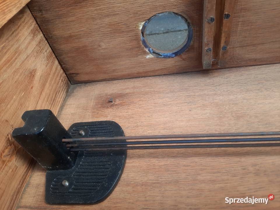 Stary zegar ścienny pokojowy KS sprawny film Tczew