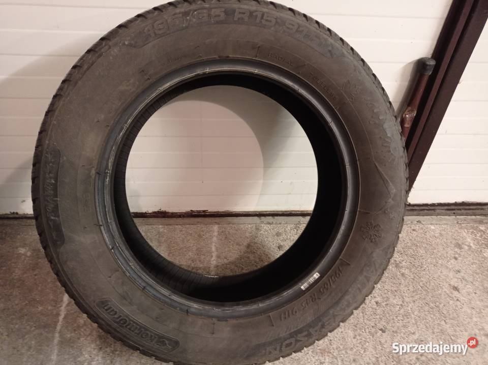 Opony wielosezonowe 19565 R15 6mm bieżnik Samochodowe Pępowo
