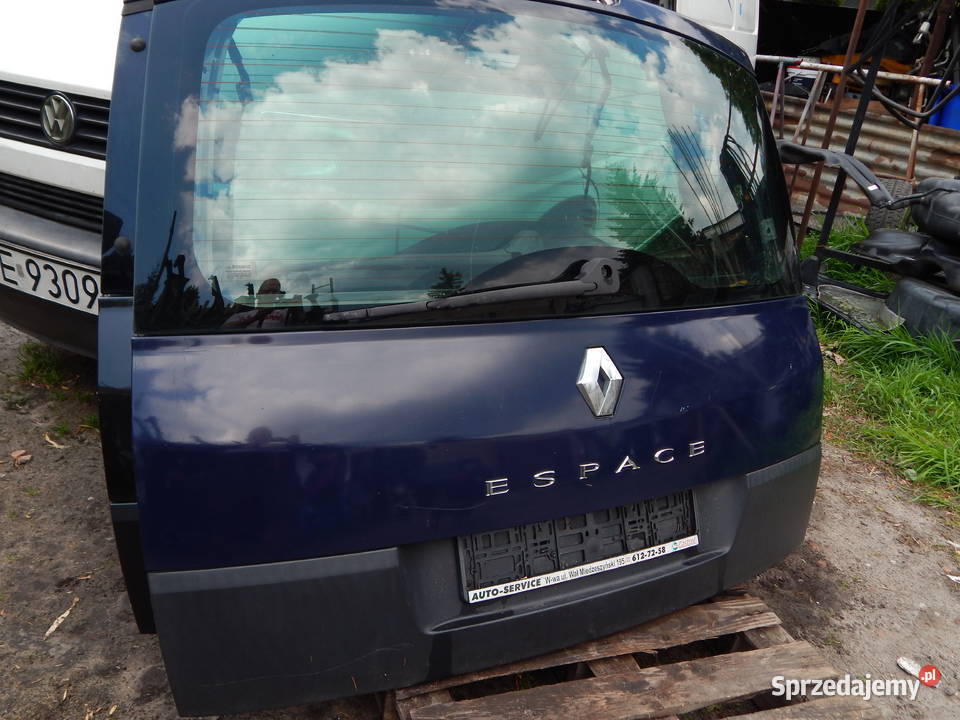 TYLNA KLAPA BAGAŻNIKA OVD42 RENAULT ESPACE IV 4 Warszawa