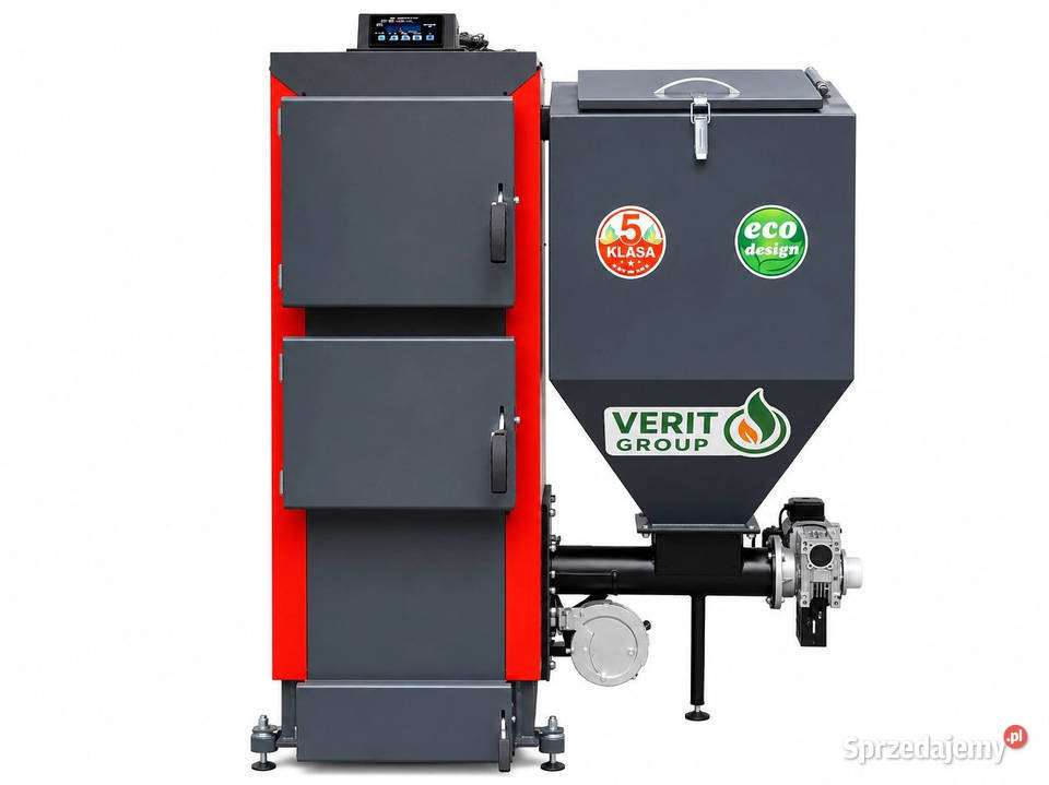 Kocioł 35kW na groszek z podajnikiem atest