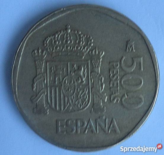 HISZPANIA500 PESETAS1989 r JUAN CARLOS Y