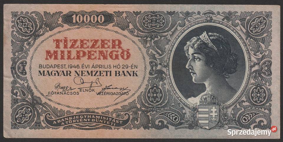 WĘGRY 10000 MILPENGO 1946 łódzkie Łódź