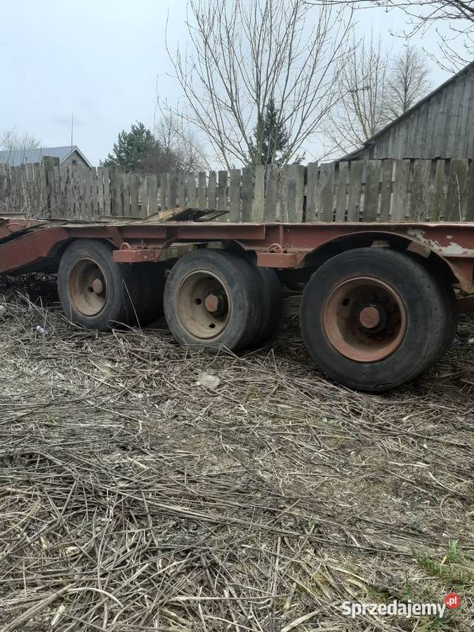 Przyczepa niskopodwoziowa laweta Zremb podlaskie Hajnówka sprzedam