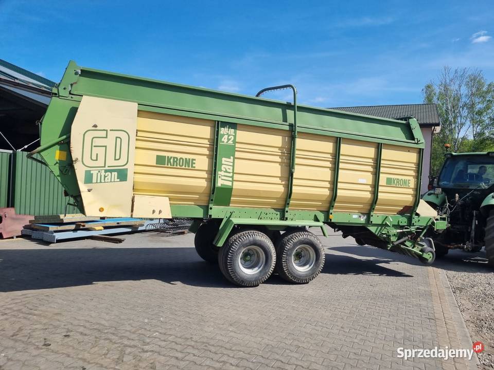 Przyczepa samozbierająca Krone Titan 42 GD Laskowiec sprzedam