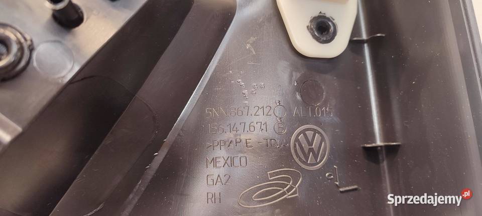 TIGUAN II ALLSPACE BOCZEK DRZWI PRAWY TYŁ osobowe