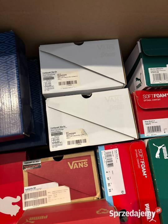MARKOWE BUTY PUMA I INNE 24 SZTUKI SPRZEDAŻ Warszawa