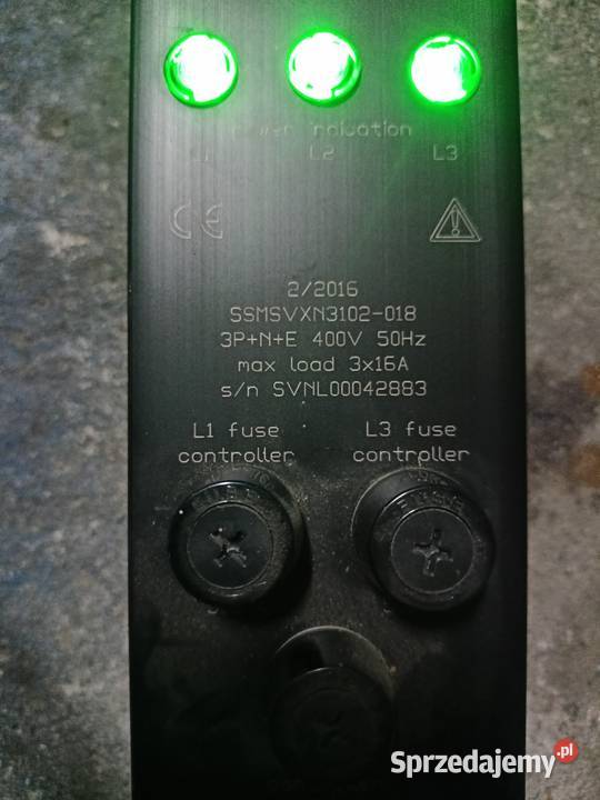 Listwa zasilająca rozdzielacz gniazda trójfazowy Pępowo