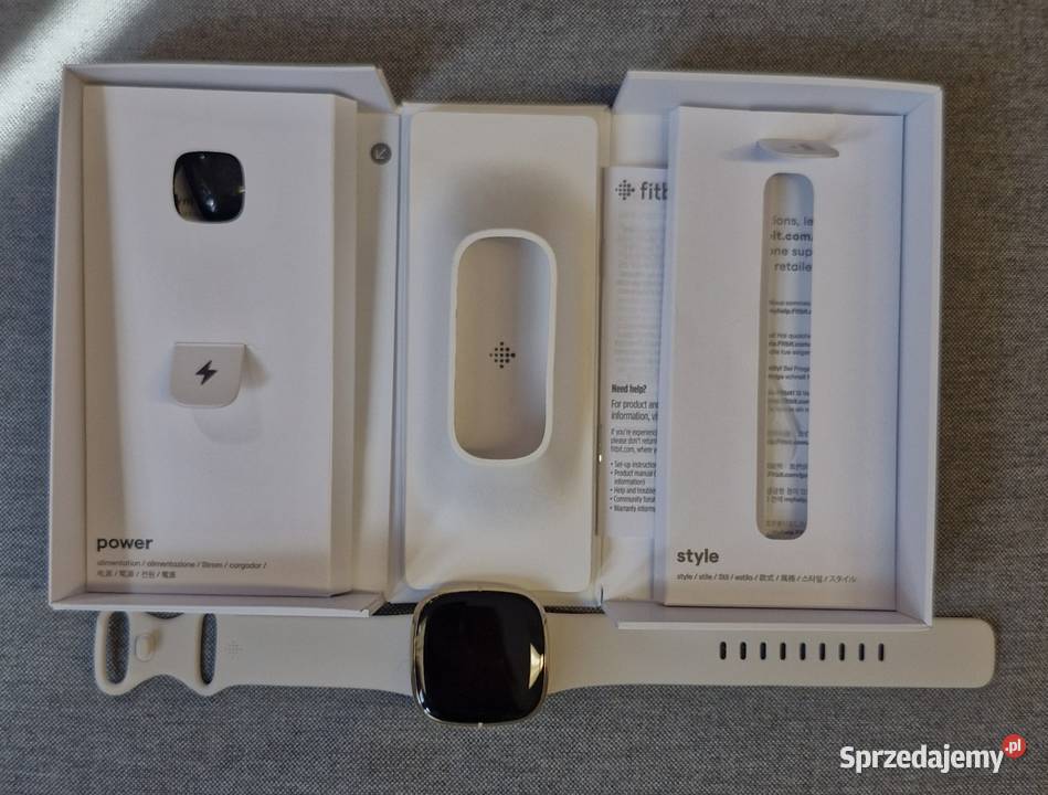 Smartwatch Fitbit Sense beżowy FB512GLWT Rzeszów