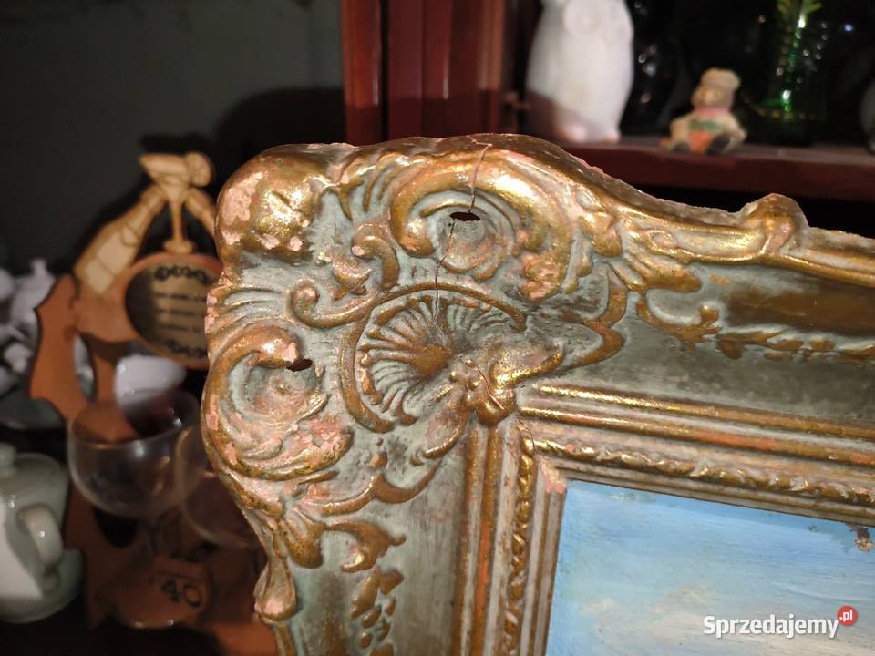 Obraz olejny na dykcie Chorzew