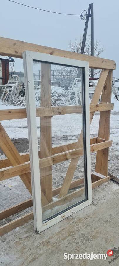 OKNA KacprzaK Witryna 73x150 FIX Używany PCV Okna ścienne lubelskie Lublin