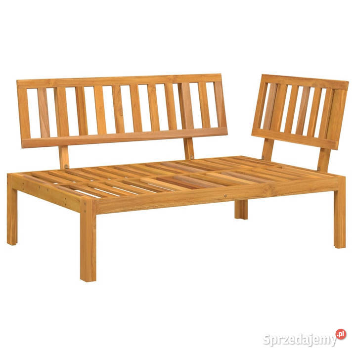 Narożna sofa ogrodowa z deseczek lite drewno mazowieckie Warszawa