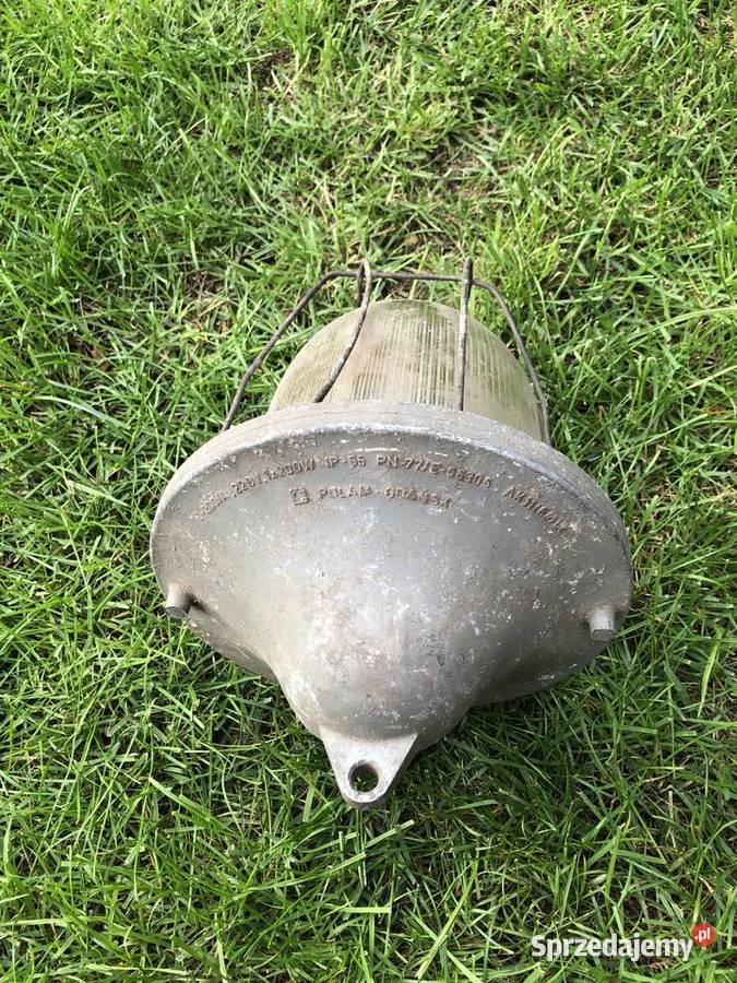 Lampa wisząca z prl Czarnków