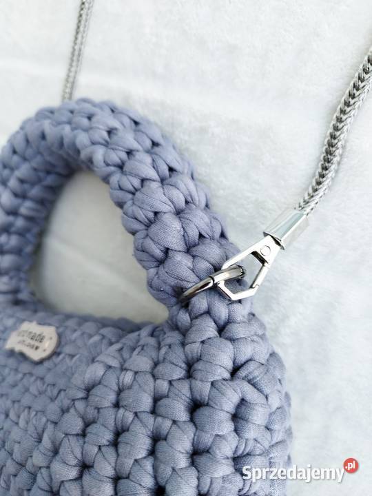 Torebka koszykowa crochet na łańcuszku Piotrków Trybunalski sprzedam