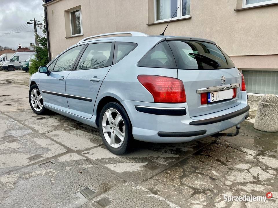 Peugeot 407 SW 20 benzyna gaz LPG ładny z lakier metallic Motoryzacja Białystok