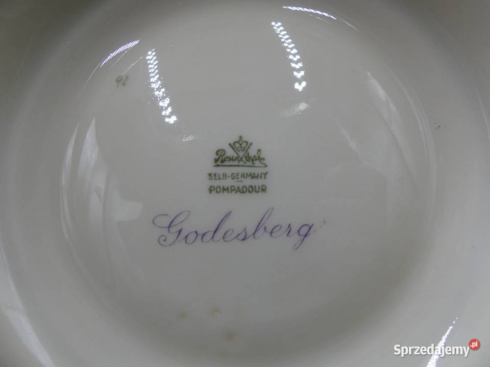 Ogromna patera Rosenthal Pompadour średnica 33 Porcelana i szkło wielkopolskie Poznań