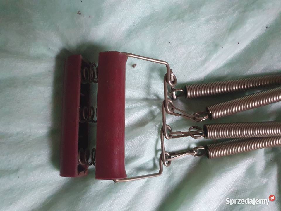 Ekspandery sprężynowe retro do ćwiczeń PRL Warszawa