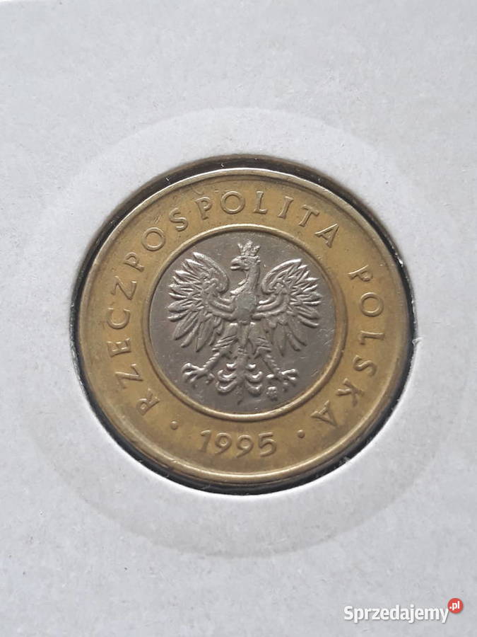 2 złote 1995 r z błędem mennicy 4 wielkopolskie Konin sprzedam