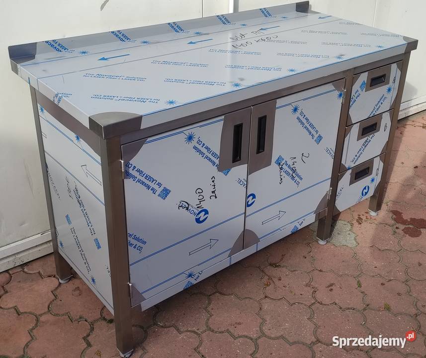 Stół gastronomiczny zabudowany 140x60x85 z Słupia Kapitulna