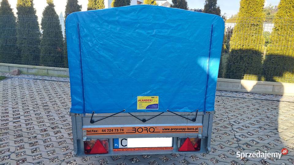 Przyczepka BORO ze stelażem i plandeką