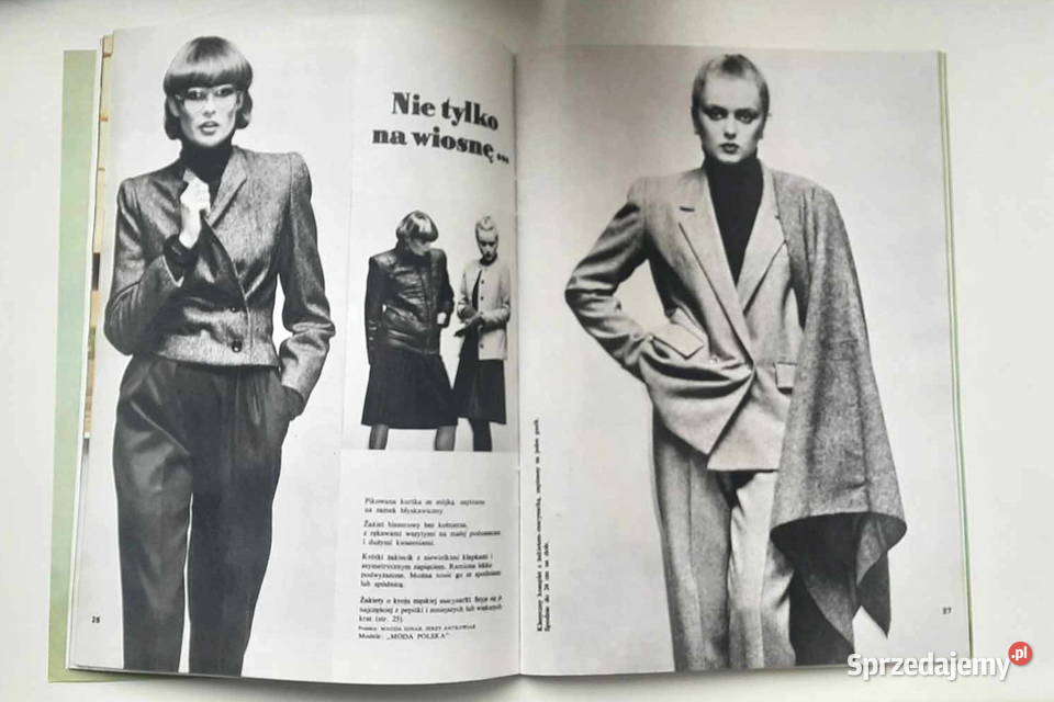 moda PRLu Moda wiosna 81 czasopismo z wykrojami Łódź sprzedam