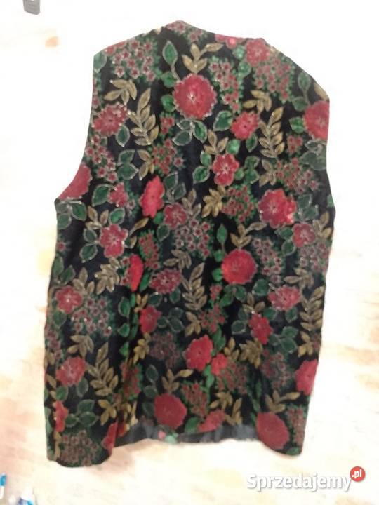 505XL Aksamitna bogato zdobiona kamizelka z Kraków