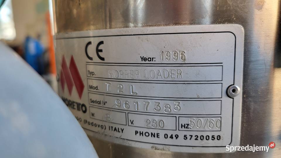 Suszarka do tworzyw sztucznych z zaciągiem Białogard