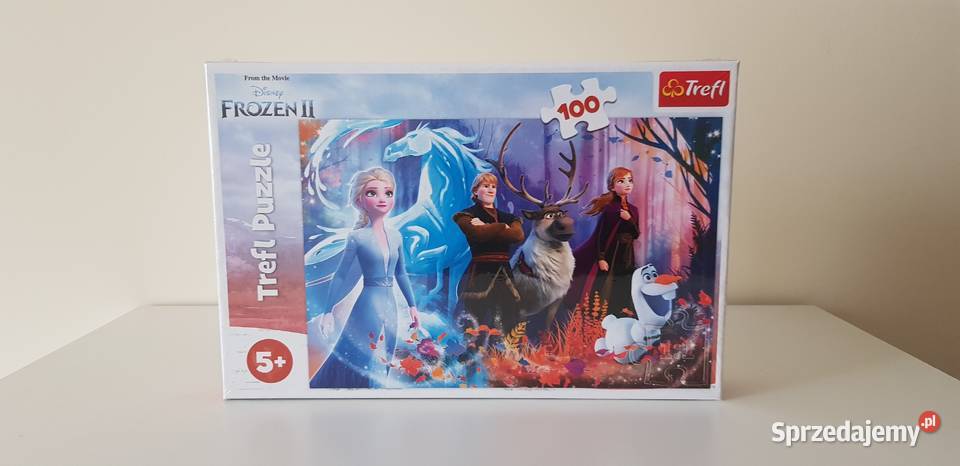 Nowe Puzzle Kraina lodu 100 elementów 5 folia