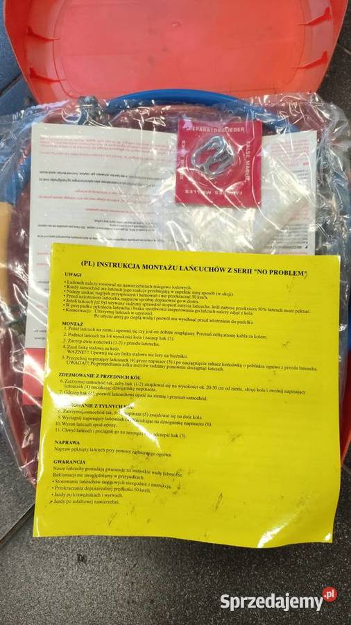 Łańcuchy zimowe na koła śnieg