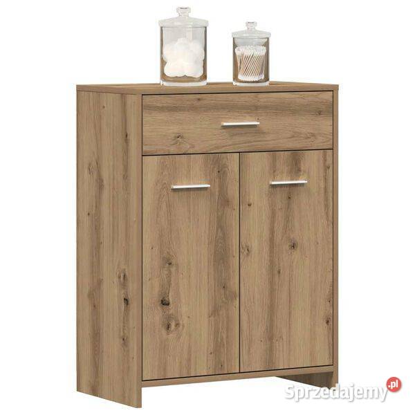 vidaXL Szafka łazienkowa dąb artisan 60x33x80 mazowieckie Warszawa