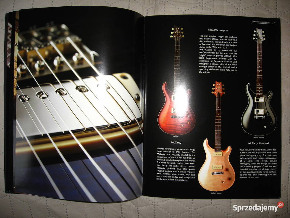 PRS Paul Reed Smith Guitars 2000 katalog gitar Gitary i akcesoria Kępice