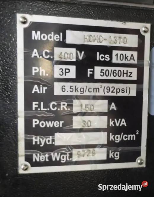 Frezarka CNC HARTFORD HCMC 1370 Centrum Produkcja Jawor