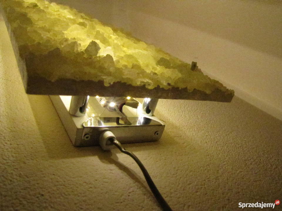 Kinkietlampa solna zdrowotna dekoracja inhalator Istebna