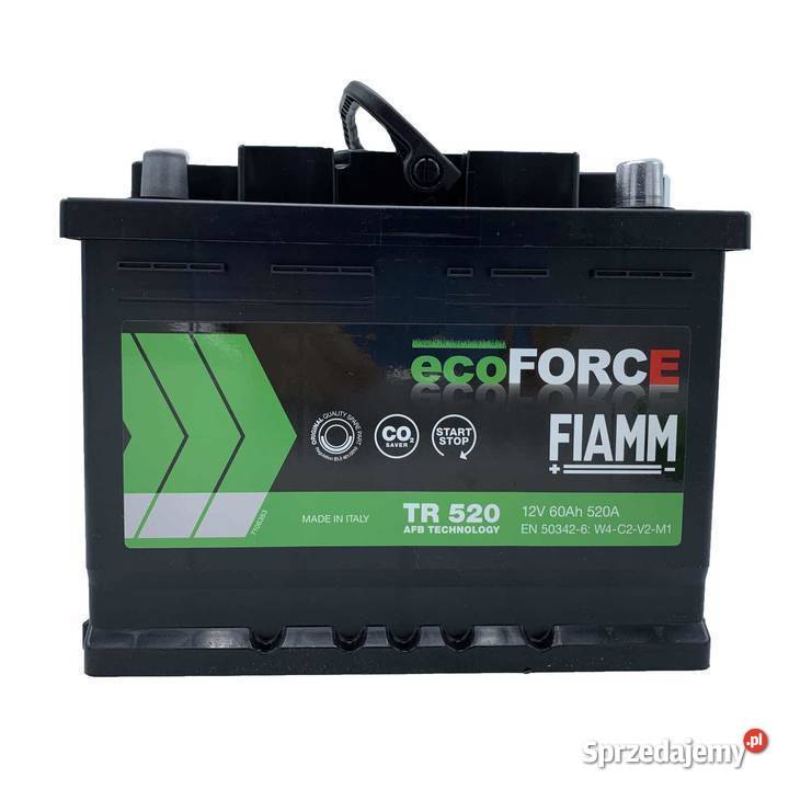 Akumulator 60AH Fiamm ECOFORCE AFB Łomża