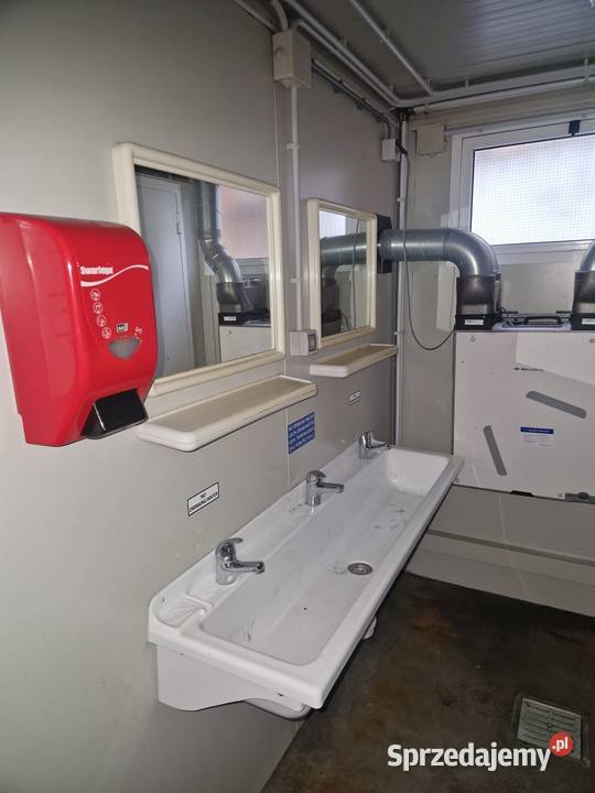 Kontenery sanitarne toalety umywalki prysznice Gdynia