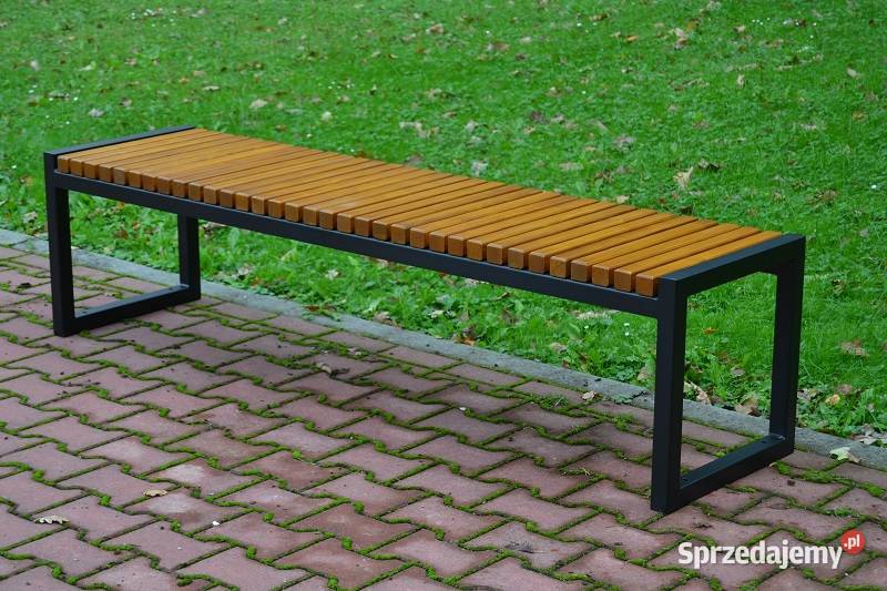 Ławka Parkowa bez oparcia Ogrodowa Miejska Siechnice