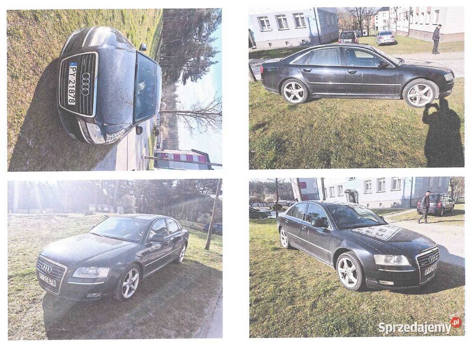Syndyk sprzeda pojazd marki AUDI A8
