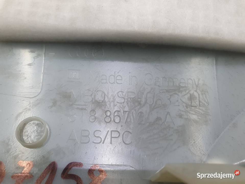 OSŁONA POSZYCIE SŁUPKA D AUDI A5 8T 8T8867245A