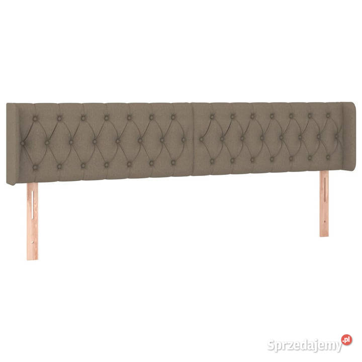 Zagłówek do łóżka z LED taupe 203x16x7888 Warszawa