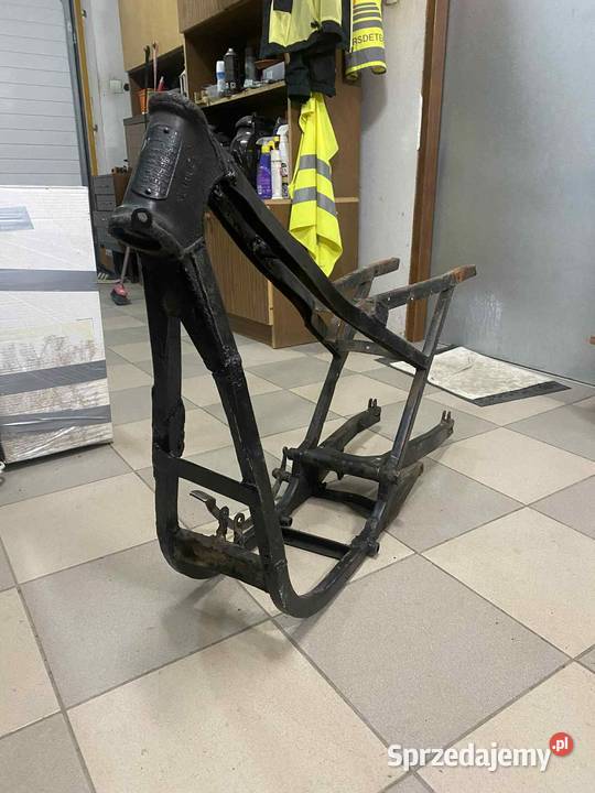 Rama WSK 125 1956 z tabliczką podkarpackie Kołaczyce