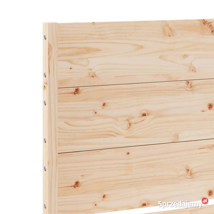 Dłuższe łóżko bez materaca lite drewno 100x210 Warszawa