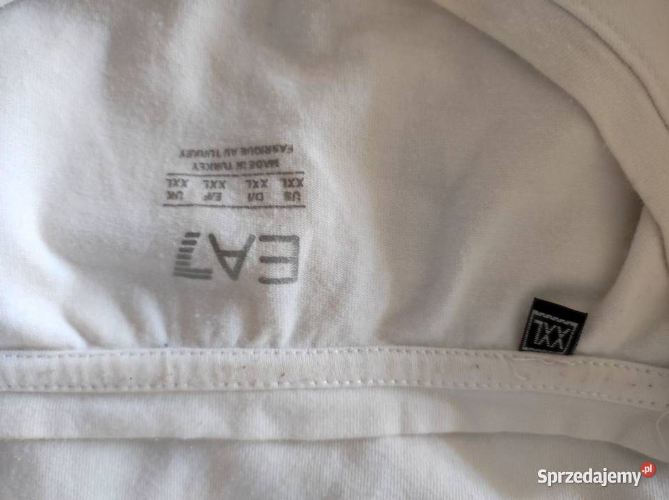 EA7 koszulka męska tshirt z logo nadruk basic świętokrzyskie Kielce sprzedam