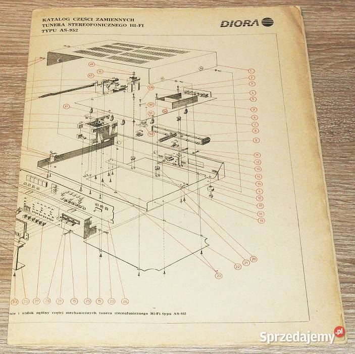 Katalog części zamiennych i schemat Tunera HiFi Gliwice