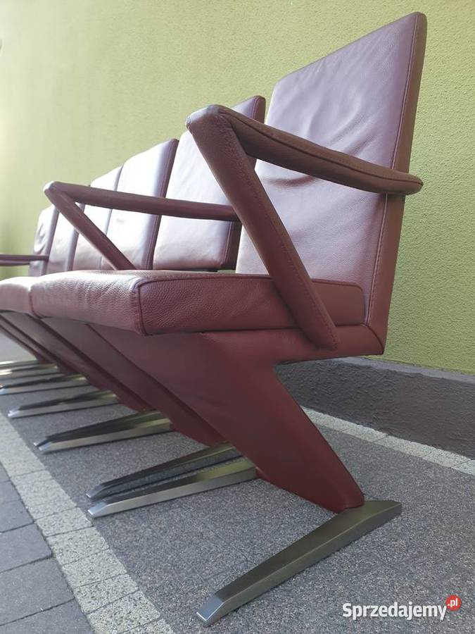 Krzesła skórzane komplet 6 Krzesło Loft Vintage wielkopolskie Szymanowice sprzedam