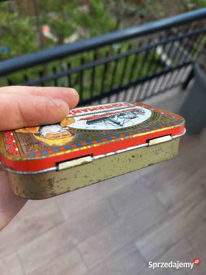 Stara puszka pastylkach fishermans friend Piastów