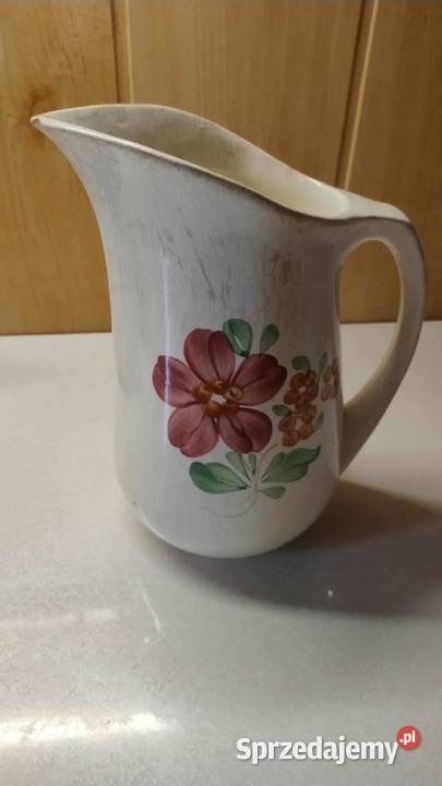 Dzbanek porcelanowy z fabryki Wocławek Miechów
