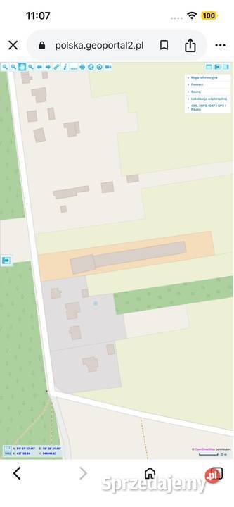 Działka z budynkami A1 Sprzedaż łódzkie Teolin