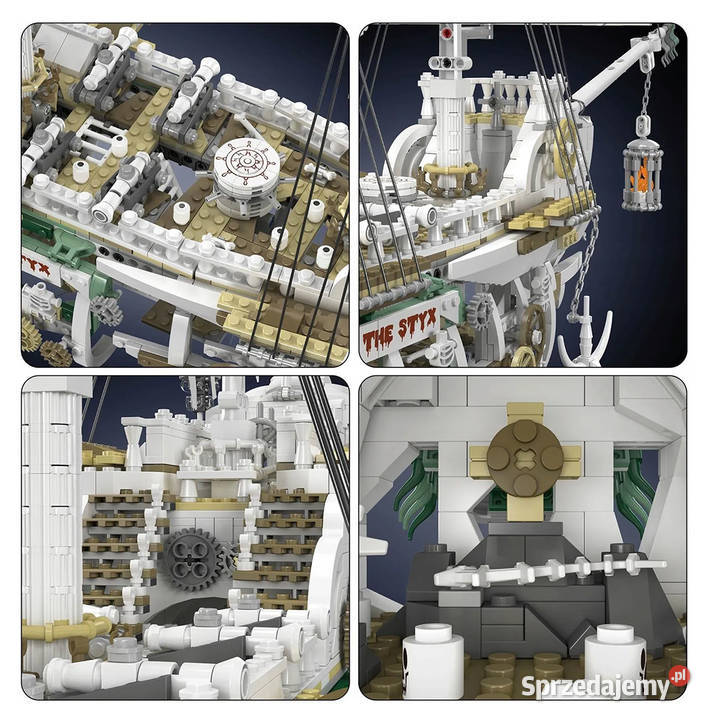Klocki Statek Piracki Widmo 3769 el model okręt Warszawa