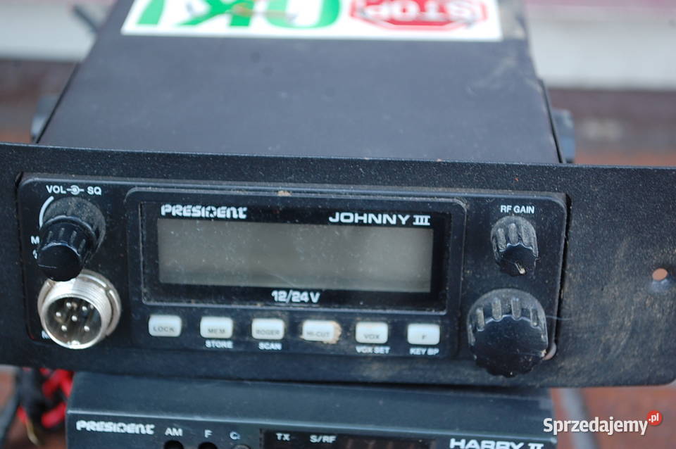 Zestaw Radio CB President 3 sztuki Johnny III